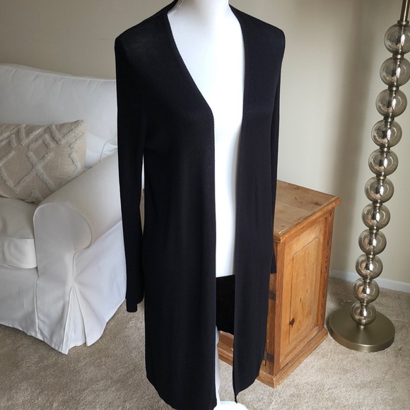 Ann Taylor Factory Sweaters - Ann Taylor Long Flare Sleeve Cardigan